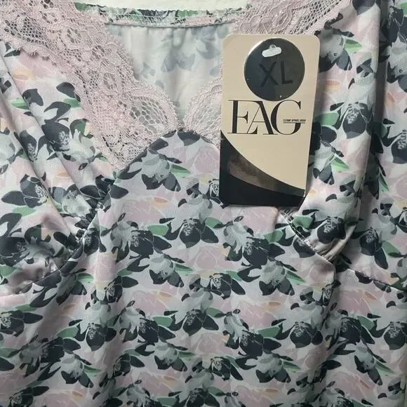 Pink Lace NWT Small Nightgown/Slip Dress Floral Feminine - Picture 3 of 12